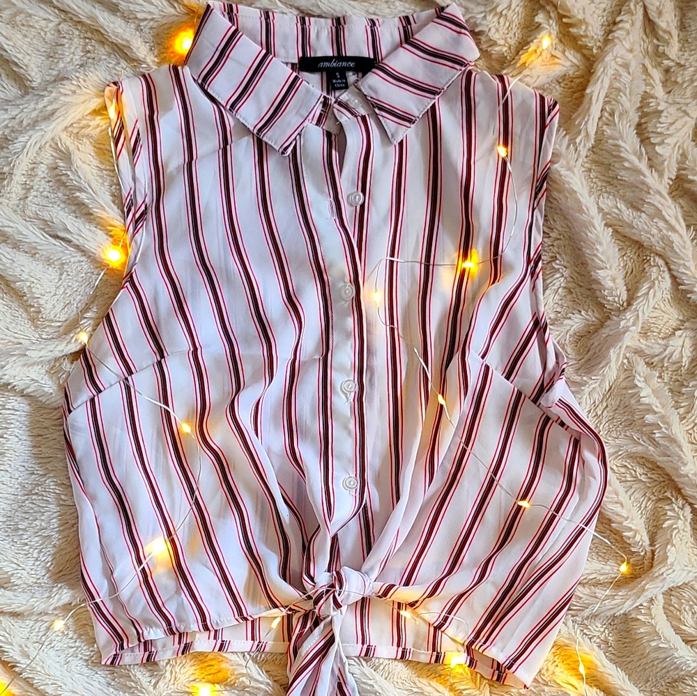 Striped Crop Top